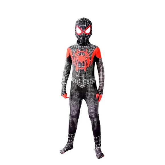 Spiderman Miles Morales cosplay costume Spiderverse Marvel 🕸️🕷️choose3/4 ,5/6 - Picture 1 of 4